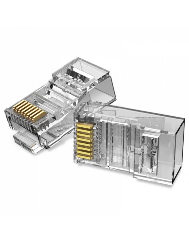 Vention Pack de 10 Conectores RJ45 Macho Cat.6 - Color Transparente