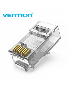 Vention Pack de 50 Conectores de Red UTP RJ45 Cat.6A