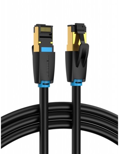 Vention Cable de Red SFTP RJ45 Cat.8 - 1m - Color Negro