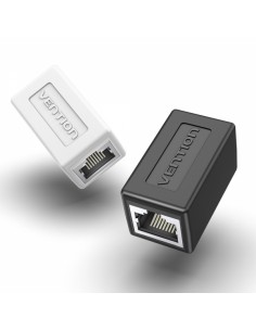 Vention Adaptador Conector RJ45 Cat.6 FTP Hembra a Hembra - Color Negro