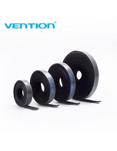 Vention Tira Organizadora de Cables - 2m - Color Negro