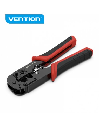 Vention Crimpadora Metalica para RJ45 - Color Negro y Rojo