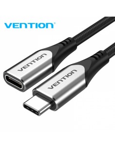 Vention Cable Alargador USB-C 3.1 Macho a USB-C Hembra - 1m - Color Gris