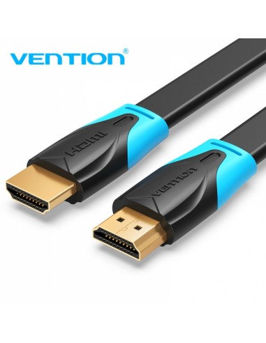 Vention Cable Plano HDMI 2.0 Macho a Macho - 1m - Color Negro
