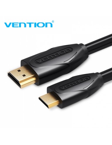 Vention Cable HDMI Macho a Mini HDMI Macho - 2m - Color Negro