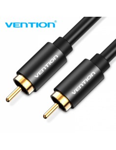 Vention Cable Estereo RCA Macho a RCA Macho - 1m - Color Negro
