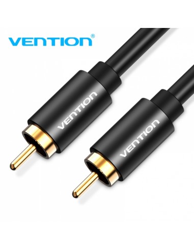 Vention Cable Estereo RCA Macho a RCA Macho - 2m - Color Negro