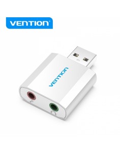 Vention Tarjeta de Sonido 2.1 - Color Plata