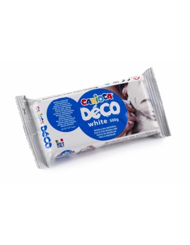 Carioca Deco 500gr Pasta de Modelar - Apta para Todas las Tecnicas de Modelaje - Endurece al Aire sin Coccion - Facil de