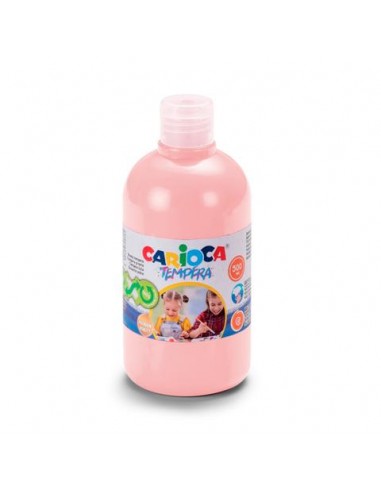 Carioca Botella Tempera 500ml - Colores Superlavables - Faciles de Mezclar - Aplicable en Materiales Porosos - Alta Opacidad