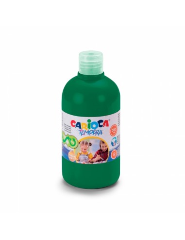 Carioca Botella de Tempera - Colores Superlavables - Faciles de Mezclar - Aplicable en Materiales Porosos - Alta Opacidad -