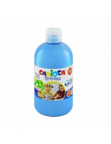 Carioca Botella de Tempera - 500ml - Colores Superlavables - Faciles de Mezclar - Aplicable en Materiales Porosos - Alta