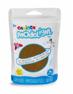 Pack Carioca Modelight 50gr Pasta de Moldear - Super Ligera - Elastica - Maleable - Se Seca al Aire - No Ensucia -