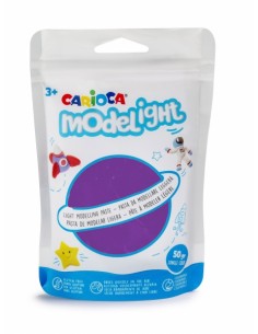 Carioca Modelight Pack de Pasta de Moldear Super Ligera - Elastica y Maleable - Se Seca al Aire - No Ensucia las Manos -