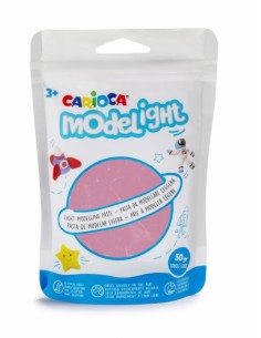 Carioca Modelight Pack de Pasta de Moldear Super Ligera - Elastica y Maleable - Se Seca al Aire - No Ensucia las Manos -