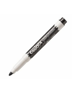 Carioca Rotulador para Pizarra Blanca Clip - Tapa con Clip - Se Borra Facilmente - Se Seca Rapidamente - Punta de Ø 4.5mm -