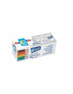 Carioca Mini Coloring Roll White Papel Adhesivo para Colorear - Aplicable en Superficies Verticales u Horizontales -