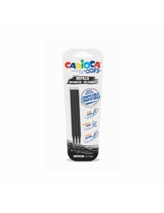 Carioca Oops Pack de 3 Recambios para Boligrafo Borrable - Tinta Termo Sensible - Punta de 0.7mm - Compatibles con Boligrafo