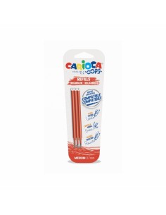 Carioca Oops Pack de 3 Recambios para Boligrafo Borrable - Tinta Termo Sensible - Punta de 0.7mm - Compatibles con Boligrafo