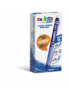 Carioca Oops Boligrafos Borrables - Termo Sensible - Empuñadura Ergonomica Triangular - Punta de Ø 0.7mm - Recambios