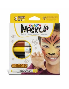 Carioca Colori Pelle Pack de 3 Colores para la Piel en Barra - Colores Brillantes - Lavables - Base Agua - Incluye Dos