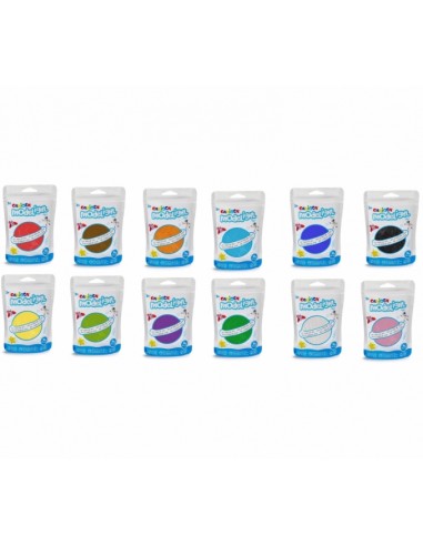Carioca Modelight Pack de 12 Pastas de Moldear Super Ligera - Elastica y Maleable - Se Seca al Aire - No Ensucia las Manos -
