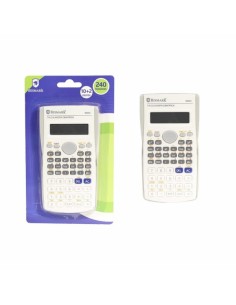 Bismark 82MS Calculadora Cientifica 12 Digitos con 240 Funciones - Tapa Protectora - Funcion Multi-Replay - Calculo de