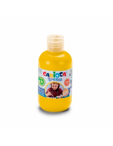 Carioca Botella Tempera 250ml - Colores Superlavables - Faciles de Mezclar - Aplicable en Materiales Porosos - Alta Opacidad