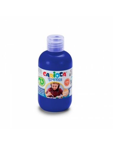 Carioca Pack de 6 Botellas de Tempera - Colores Superlavables - Faciles de Mezclar - Aplicable en Materiales Porosos - Alta