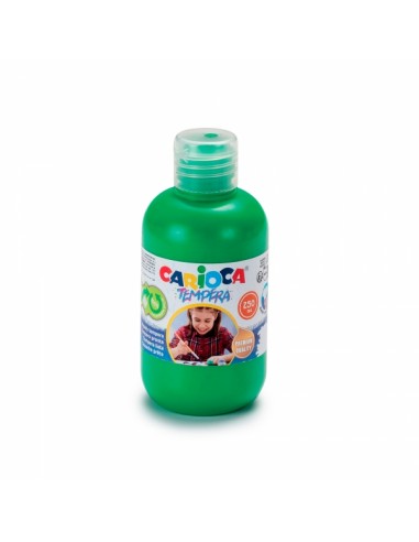 Carioca Pack de 6 Botellas de Tempera - Colores Superlavables - Faciles de Mezclar - Aplicable en Materiales Porosos - Alta