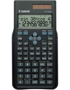 Canon F-715SG Calculadora Cientifica con Pantalla LCD 2 Lineas 16 Digitos - Calculo Interno de hasta 16 Digitos - 250