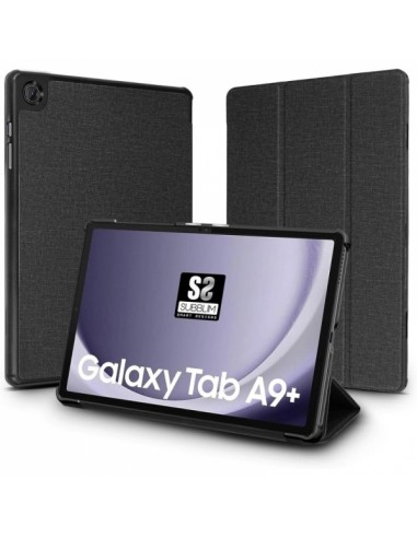 Subblim Shock Case Funda Exclusiva para Samsung Galaxy Tab A9-- Cierre Magnetico - Bordes Reforzados - 3 Modos de