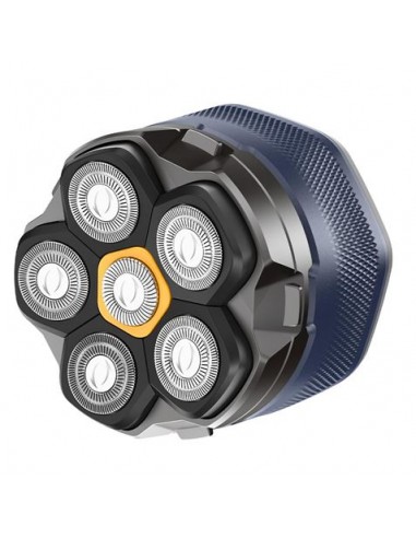 XO Afeitadora Rotatoria - 6 Cuchillas Flexibles - Uso a una Mano - Cabezal Magnetico - Bateria 1400mAh hasta 4H - Apta para