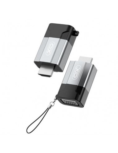XO Adaptador HDMI - Soporta hasta 1080P - Aluminio - Color Negro