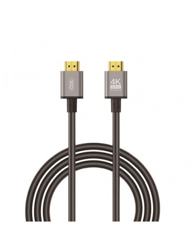 XO Cable HDMI - Resolucion 4K - Alta Velocidad - Conectores Chapados en Oro - Compatible con Multiples Dispositivos - Color