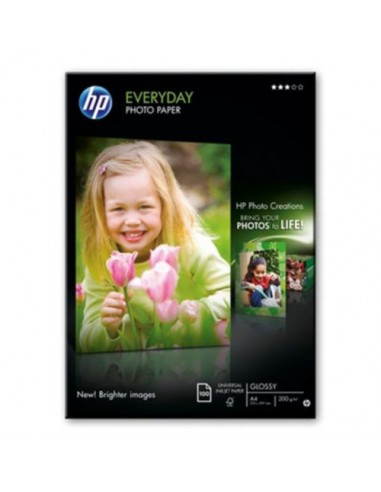 HP Q2510A Papel Fotografico Everyday Glossy 100 Hojas A4 200gr
