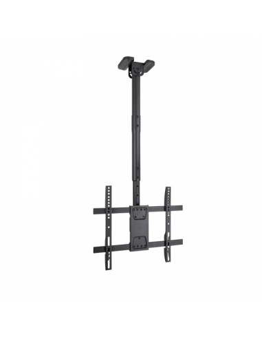 Tooq Soporte Techo para Pantallas 32-75" - Angulo de Giro 180-- Inclinable - Gestion de Cables - VESA Max. 400x400mm -