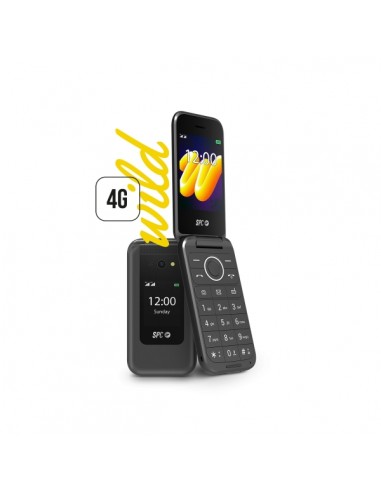 SPC Wild Telefono Movil 4G con Pantallas Principal 2.8" Exterior 1.77" y Tapa - Camara-Radio FM-Linterna - Manos Libres -