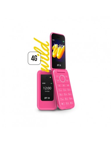 SPC Wild Telefono Movil 4G con Pantallas Principal 2.8" Exterior 1.77" y Tapa - Camara-Radio FM-Linterna - Manos Libres -