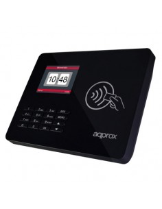 Approx Lector Biometrico para Control de Presencia y Acceso Pantalla 2.8" - Con Lector de Tarjetas RF y Teclado - Capacidad
