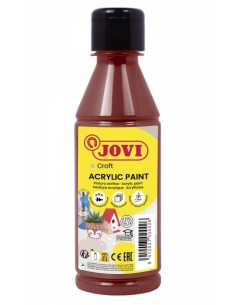 Jovi Jovidecor Acryl Pintura Acrilica Satinada - Alto Poder Cubriente - Facil Aplicacion - Resistente al Agua y Jabon - Color