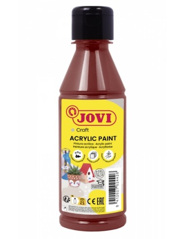 Jovi Jovidecor Acryl Pintura Acrilica Satinada - Alto Poder Cubriente - Facil Aplicacion - Resistente al Agua y Jabon - Color
