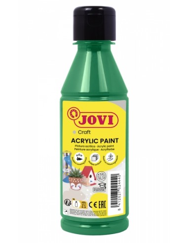 Jovi Jovidecor Acryl Pintura Acrilica - Acabado Satinado - Alto Poder Cubriente - Facil Aplicacion - Multiusos - Resistente