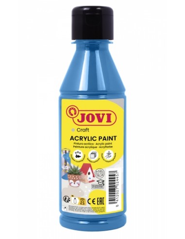 Jovi Jovidecor Acryl Pintura Acrilica Base Agua - Acabado Satinado - Alto Poder Cubriente - Aplicacion Versatil - Resistente