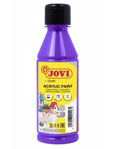 Jovi Jovidecor Acryl Pintura Acrilica - Acabado Satinado - Alto Poder Cubriente - Facil Aplicacion - Multiusos - Resistente