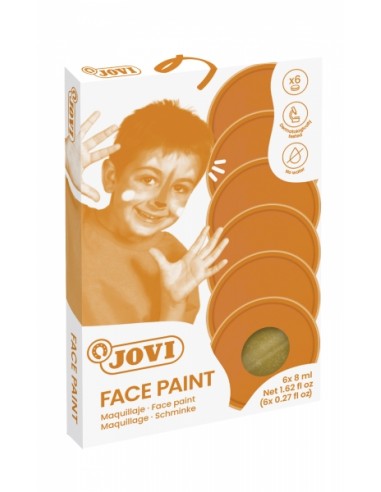 Jovi Estuche de Maquillaje Crema - Hipoalergenico - Base Grasa - Facil Aplicacion - Gran Cobertura - 12 Colores Mezclables -