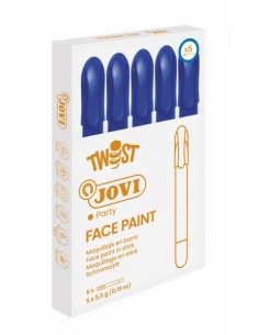 Jovi Twist Stick de Pintura de Cara - Hipoalergenico - Base Agua - Facil Aplicacion - Gran Cubricion - Seca Rapido - Facil de