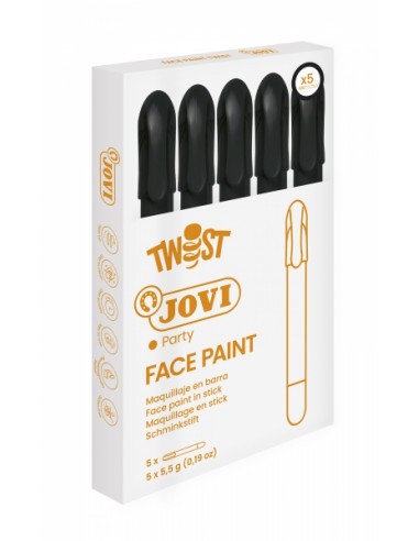 Jovi Twist Stick de Pintura de Cara - Hipoalergenico - Base Agua - Facil de Aplicar y Retirar - Gran Cubricion - Seca Rapido