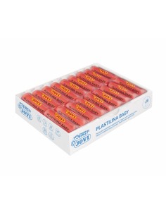 Jovi Baby Caja de 18 Pastillas de Plastilina- Pasta Modelar Super Blanda - Estimula Creatividad y Sensibilidad Tactil -