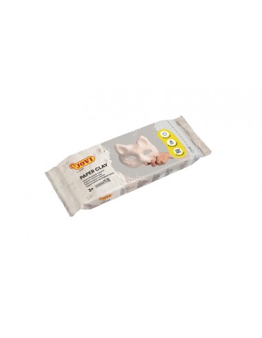 Jovi Pastilla Patmache 170gr Pasta de Papel Mache - Lista para Usar - Secado al Aire - Ligera y Facil de Modelar - No Mancha